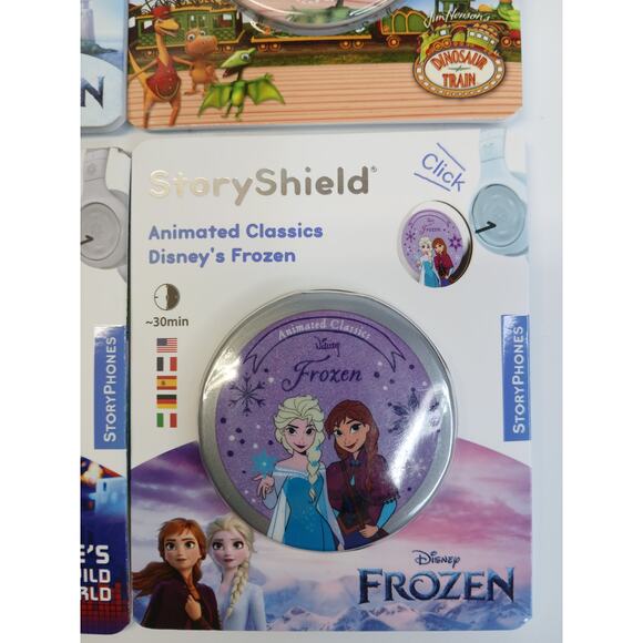 StoryPhones 4 PACK NEW Story Shields Disc Disney Headphones Storytelling SEALED - Picture 5 of 10